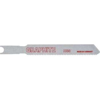 Graphite decupeerzaagbladU aansluiting75mm21TPIMetaal Inox5 stuksHSS Bi Meta