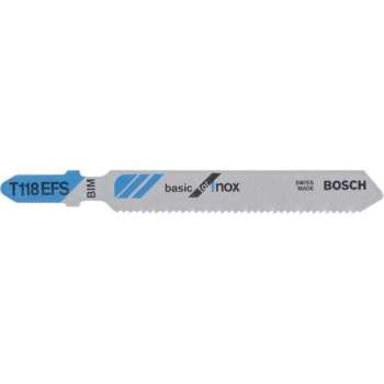 Bosch - Decoupeerzaagblad T 118 EFS Basic for Inox - 3 stuks