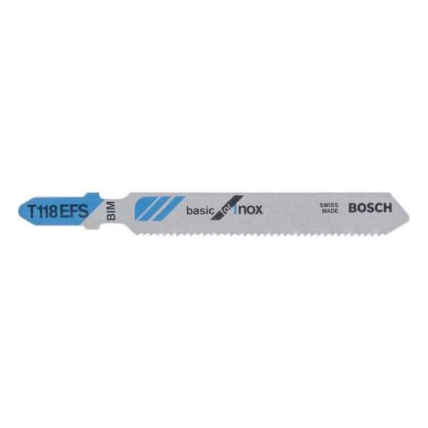 Bosch - Decoupeerzaagblad T 118 EFS Basic for Inox - 3 stuks