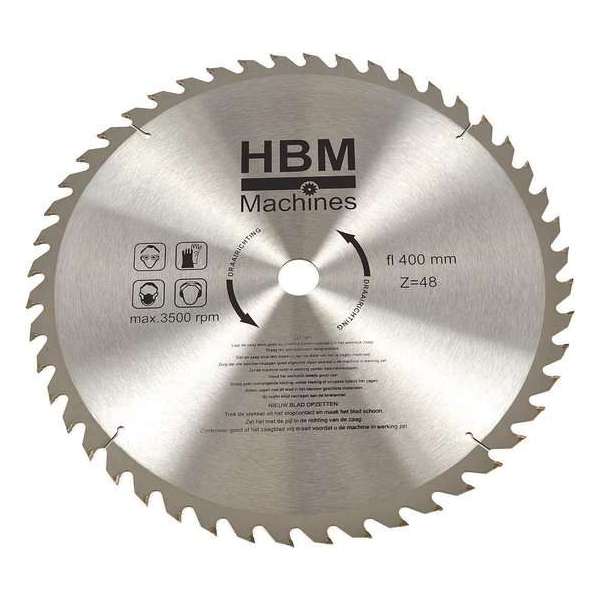 HBM 400 x 48T Cirkelzaagblad voor Hout - ASGAT 30 mm.