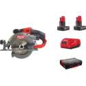 Milwaukee M12 CCS44-602X 12V Li-Ion Accu cirkelzaag set (2x 6.0Ah accu) in HD Box - 140mm - koolborstelloos