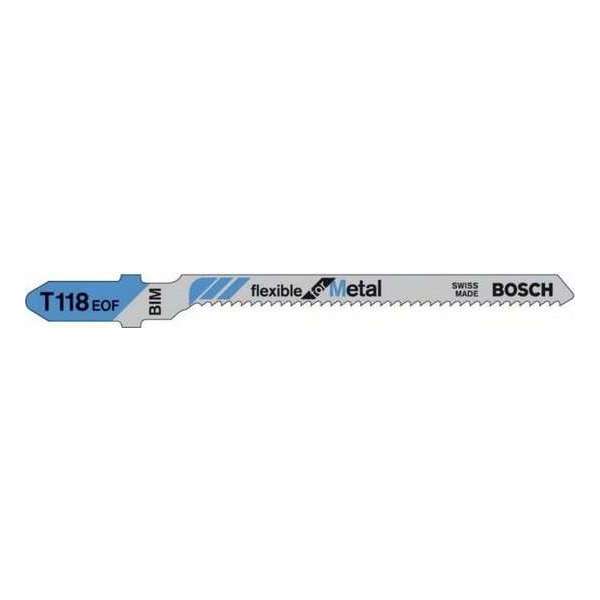 Bosch - Decoupeerzaagblad T 118 EOF Flexible for Metal - 5 stuks