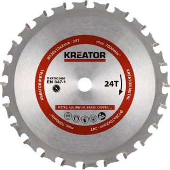 Kreator  KRT020603  Zaagblad hout - 120mm24t