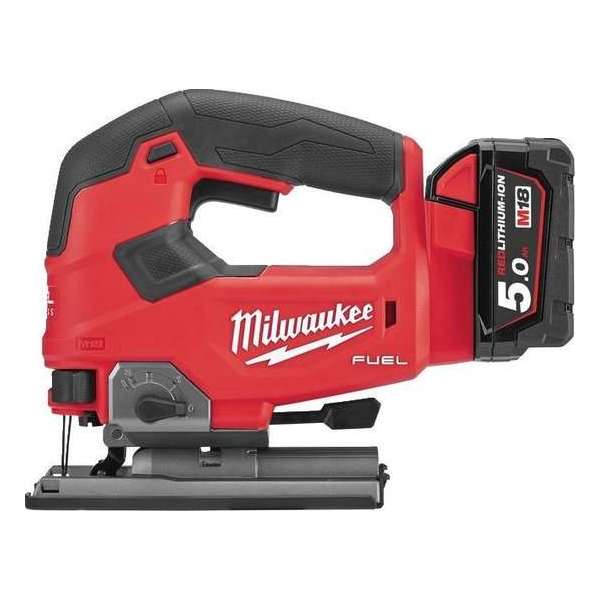 Milwaukee M18 FJS-502X 18V Li-Ion accu Decoupeerzaagmachine set (2x 5.0Ah accu) in HD-Box - koolborstelloos