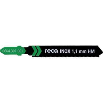 Reca Decoupeerzaagblad INOX HM - INOX - 1,1mm - 83/55 mm Longlife in RVS (5 stuks)