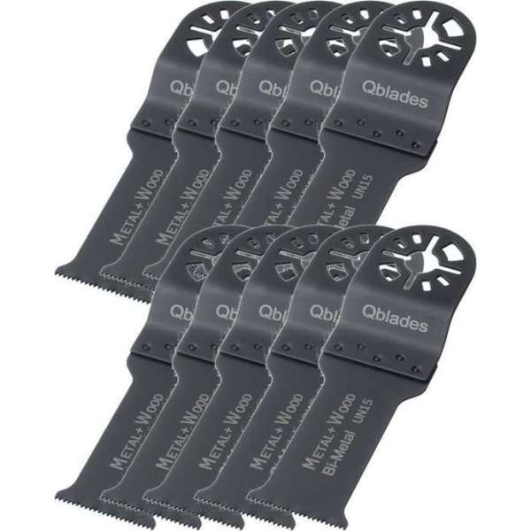 Qblades UN15 Multitoolzaagblad Bim 28X60mm Bim 10+1 stuk gratis