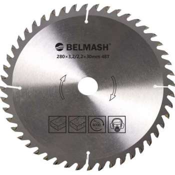 BELMASH zaagblad Ø280mm - as 30mm - 48T