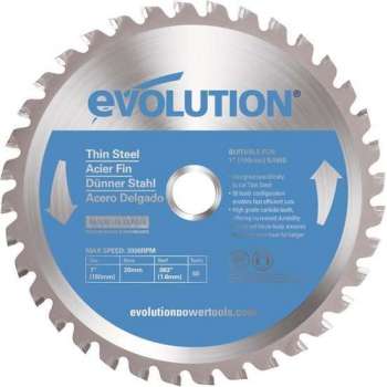 EVOLUTION STEEL - ZAAGBLAD DUN STAAL - CS - DIA 180 MM - 68 T