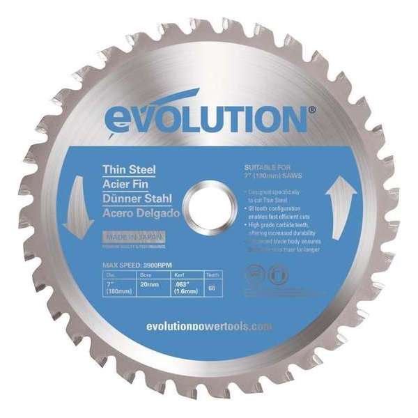 EVOLUTION STEEL - ZAAGBLAD DUN STAAL - CS - DIA 180 MM - 68 T