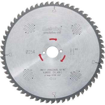 Metabo 628035000 HW/CT Cirkelzaagblad - 190 x 30mm - 48 WZ