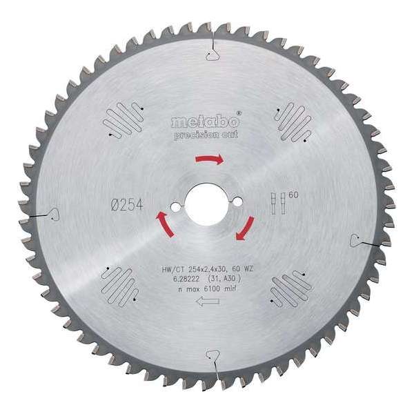 Metabo 628035000 HW/CT Cirkelzaagblad - 190 x 30mm - 48 WZ