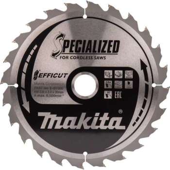 Makita Cirkelzaagblad Hout Efficut 235x30x2,2 24T 20g