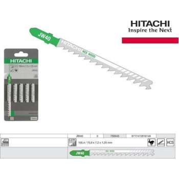 Hitachi Decoupeerzaagbladen JW40 blister van 5 bladen