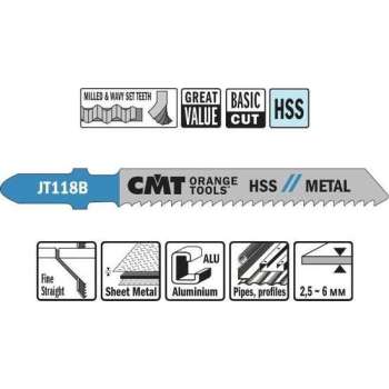 Decoupeerzaag HSS 50 x 76 mm. 12tpi (metaal)