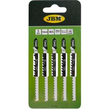 JBM TOOLS 5 STUKS VAN T244D DECOUEERZAAGBLADEN VOOR HOUT