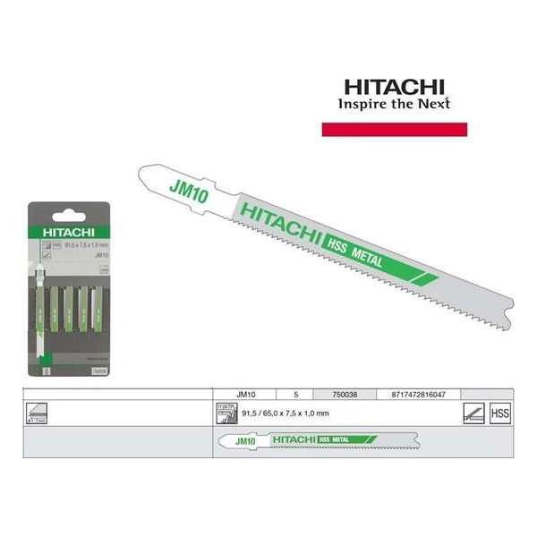 Hitachi Decoupeerzaagbladen JM10 blister van 5 bladen