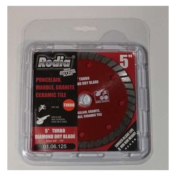 RodiaTop CR RED TURBO 9T 10 stuks - droogzaagblad 10 stuks -diamantslijper zaagblad 10 stuks