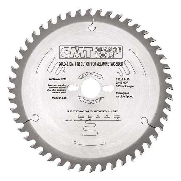 CMT 287.060.12M HW Cirkelzaagblad - 303 x 30 x 60T - Hout/Metaal/Beton