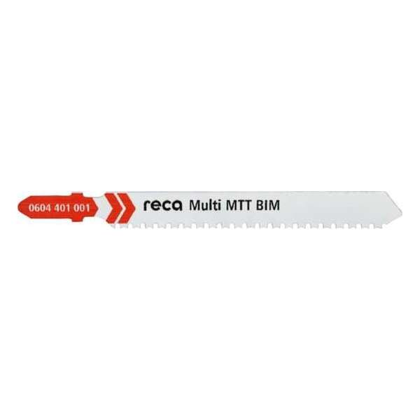 Reca Decoupeerzaagblad  Multi MTT BiM -  Universeel - 1,3mm - 100/75 mm hout, metaal, non ferro wanddikte tot 2,5 mm (10 stuks)