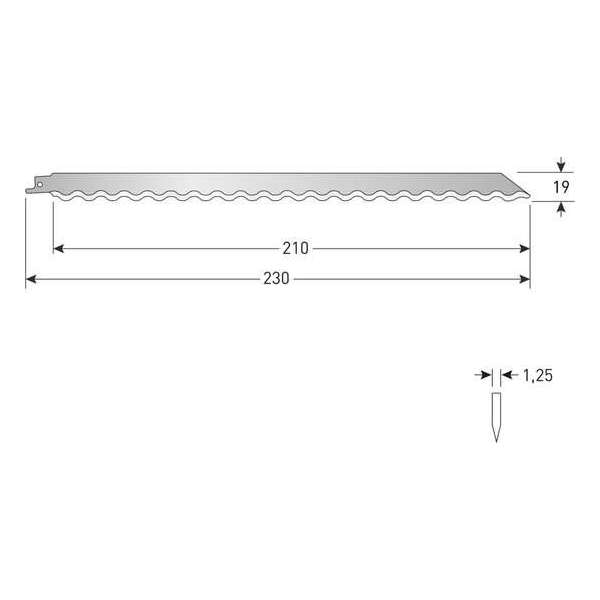 Reciprozagen RC870 230x19x1,25mm. (2 st.)