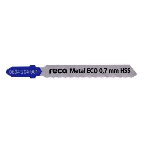 Reca Decoupeerzaagblad ECO HSS - Metaal - 0,7mm - 77/55 mm Dunne staalplaten (0,5 - 1,5 mm)  (10 stuks)