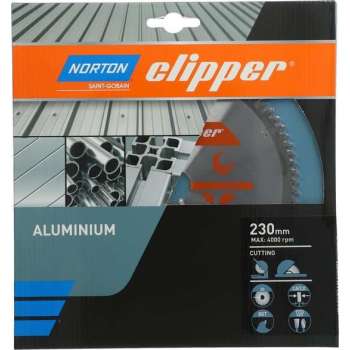 Norton Clipper Aluminium - Verstekzaagbladen TCG Neg