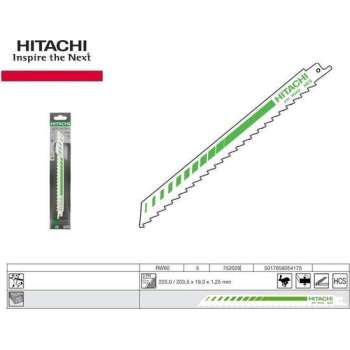 HiKOKI 752029 RW60 Reciprozaagblad - 225 x 3TPI - Hout (5st)