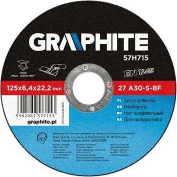 Graphite Afbraamschijf 125mm Metaal