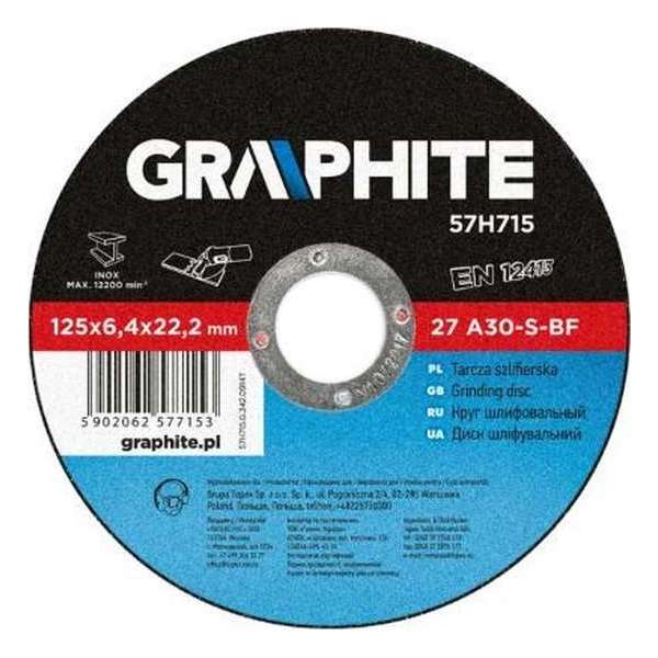 Graphite Afbraamschijf 125mm Metaal