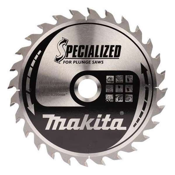 Makita Cirkelzaagblad Hout 165x2.0x20mm 28T B-56699