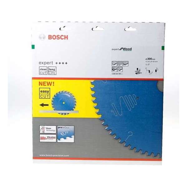 Bosch - Cirkelzaagblad Expert for Wood 300 x 30 x 2,4 mm, 72