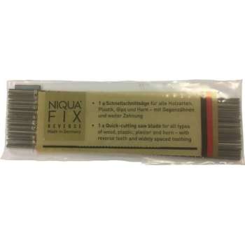 Niqua Fix-Reverse Figuurzagen - Maat 1 - 144 Stuks