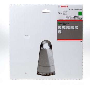 Bosch - Cirkelzaagblad Optiline Wood 250 x 30 x 3,2 mm, 60