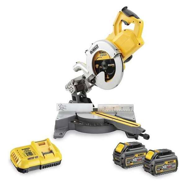 DeWALT DCS778T2 XR Flexvolt Afkortzaag 54V 6.0Ah Li-ion