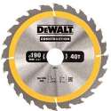 DeWalt DT1945 Cirkelzaagblad - 190 x 30 x 40T - Hout en Non-ferro metaal