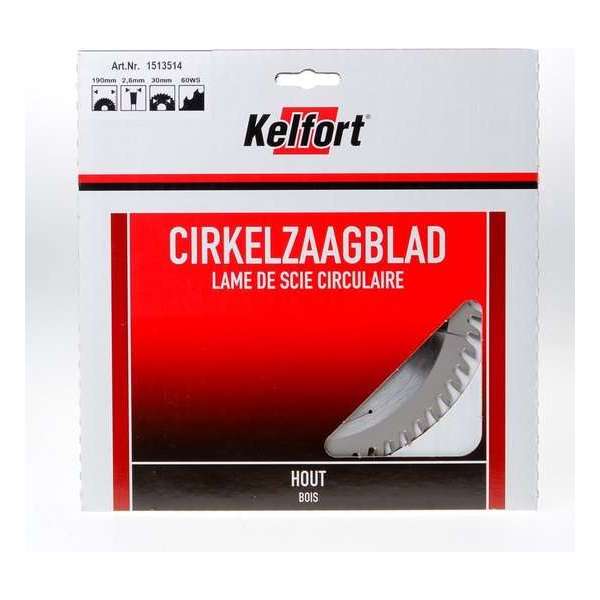 Cirkelzaagblad hardmetaal 56 tanden WS-W diameter 190 x 2.8 x 30mm