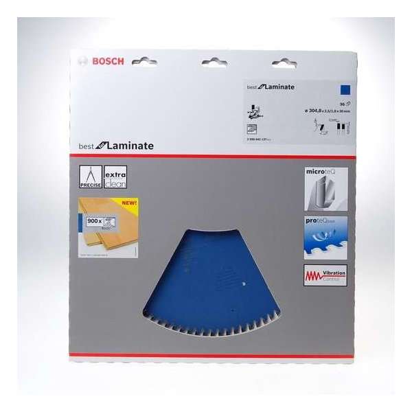 Bosch - Cirkelzaagblad Best for Laminate 304,8 x 30 x 2,5 mm, 96