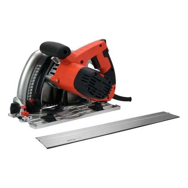 YATO Invalcirkelzaag - 1300W - 165mm MET extra geleidrails