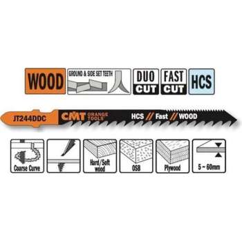 Decoupeerzagen HCS 75 x 100 mm. 6tpi (wood)