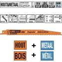 Bi-metaal reciprozaagblad 200 x 19 mm. 6-12tpi (5 stuks)