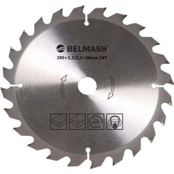 BELMASH zaagblad Ø280mm - as 30mm - 24T