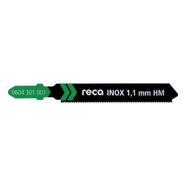 Reca Decoupeerzaagblad INOX HM - INOX - 1,4mm - 83/57 mm voor RVS platen van 1,5 - 4,0 mm. (10 stuks)