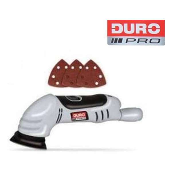 Duro Pro Deltaschuurmachine Met 3 Schuurpapier 280 watt