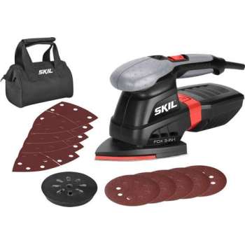 Skil 7220AC Fox 3-in-1 Multischuurmachine - 250W - Inclusief tas en 10x schuurpapier