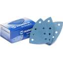 Hamach Dynamic velcro Delta schuurpapier met 7 stofafzuiggaten P240 - 50 stuks