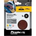 Piranha Schuurschijf Haakse Slijper K24 - 115x22 mm 5 stuks - X32150