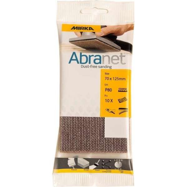 MIRKA Abranet ECO Schuurstroken 70x125mm *KLEINVERPAKKING* - P120