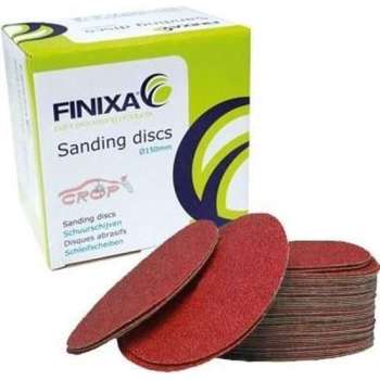 FINIXA SPDS Schuurschijven RED 150mm zonder gaten - P80