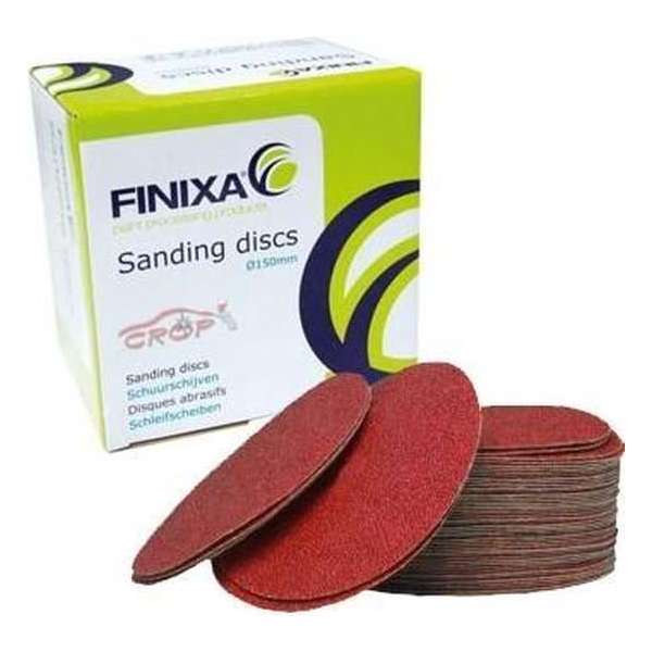 FINIXA SPDS Schuurschijven RED 150mm zonder gaten - P80