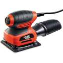 BLACK+DECKER KA400 Vlakschuurmachine - 220 W - 113 x 109 mm schuurplateau